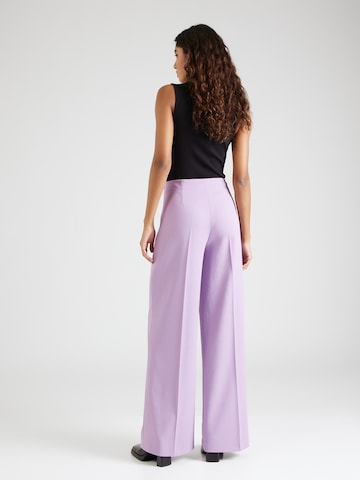 DRYKORN Wide leg Trousers with creases 'BEFORE' in Purple