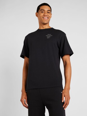 Reebok Sportshirt in Schwarz: Vorderseite