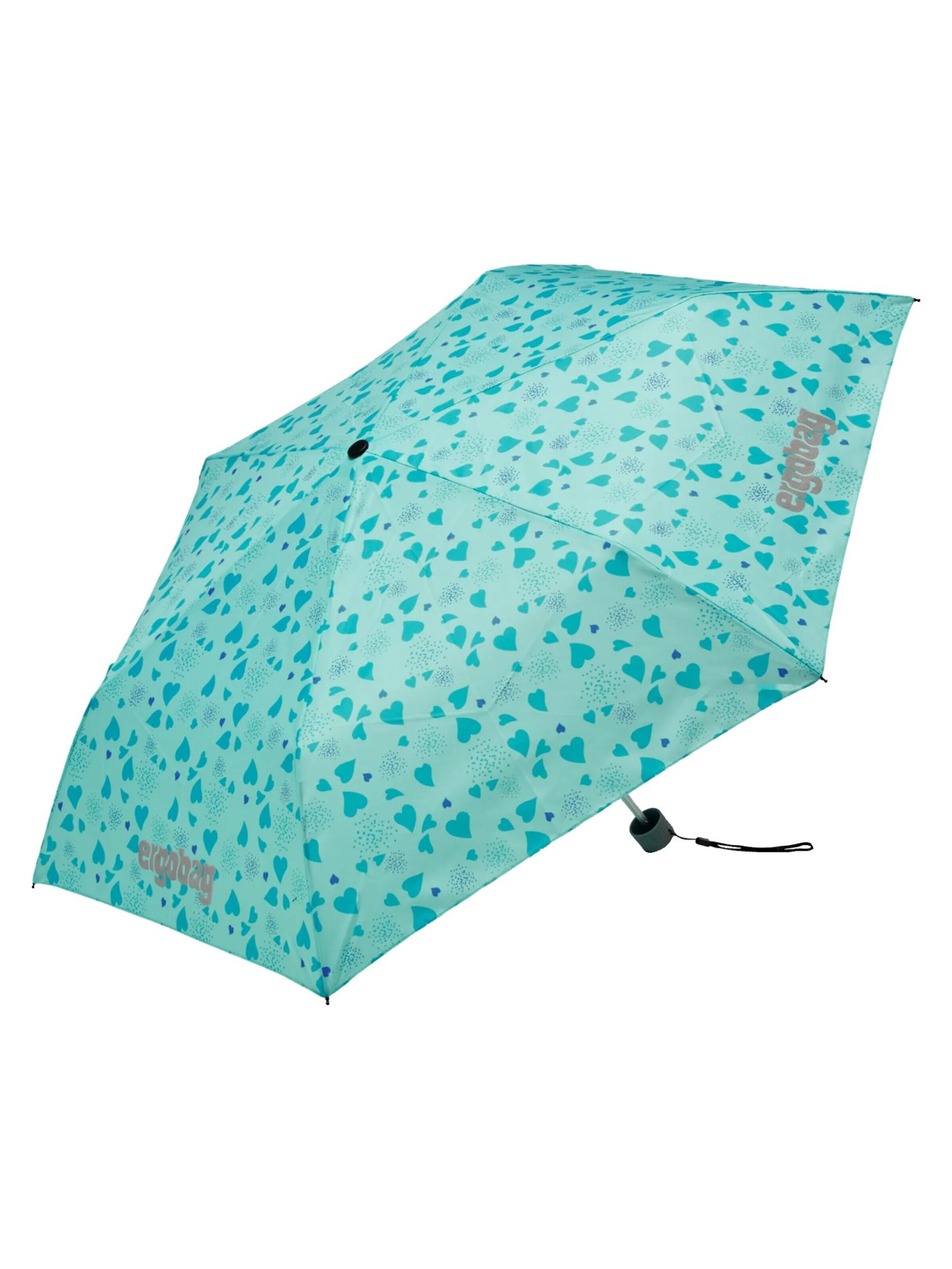 ergobag Regenschirm 'Regenschirm Regenschirm'‌‌‌‌‌‌ in Blau: Vorderseite