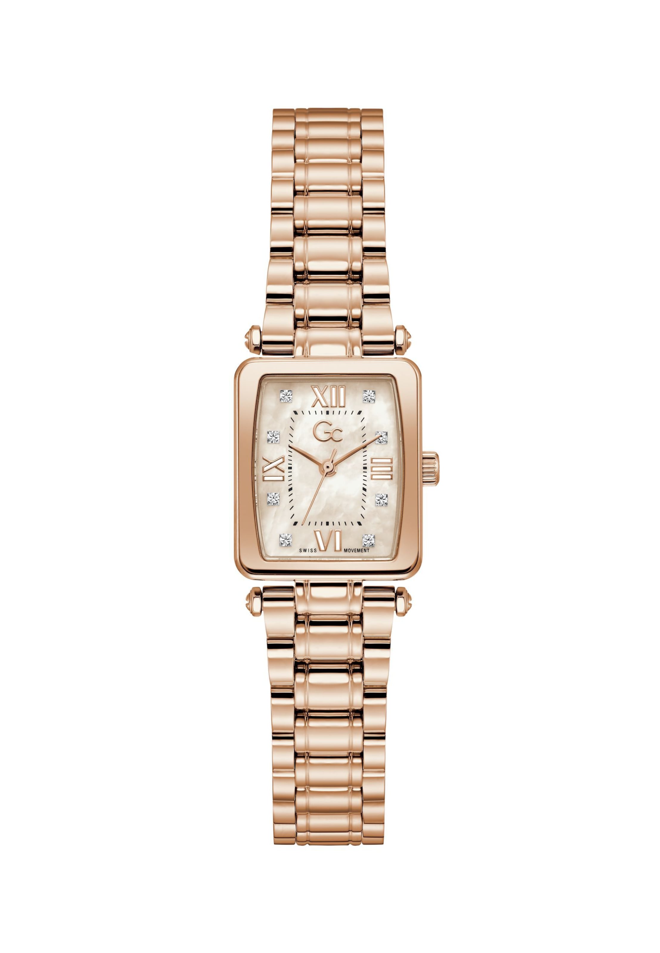 Orologio analogico 'Plaza' di Gc in oro: frontale