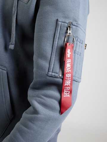 ALPHA INDUSTRIES Ζακέτα φούτερ σε μπλε