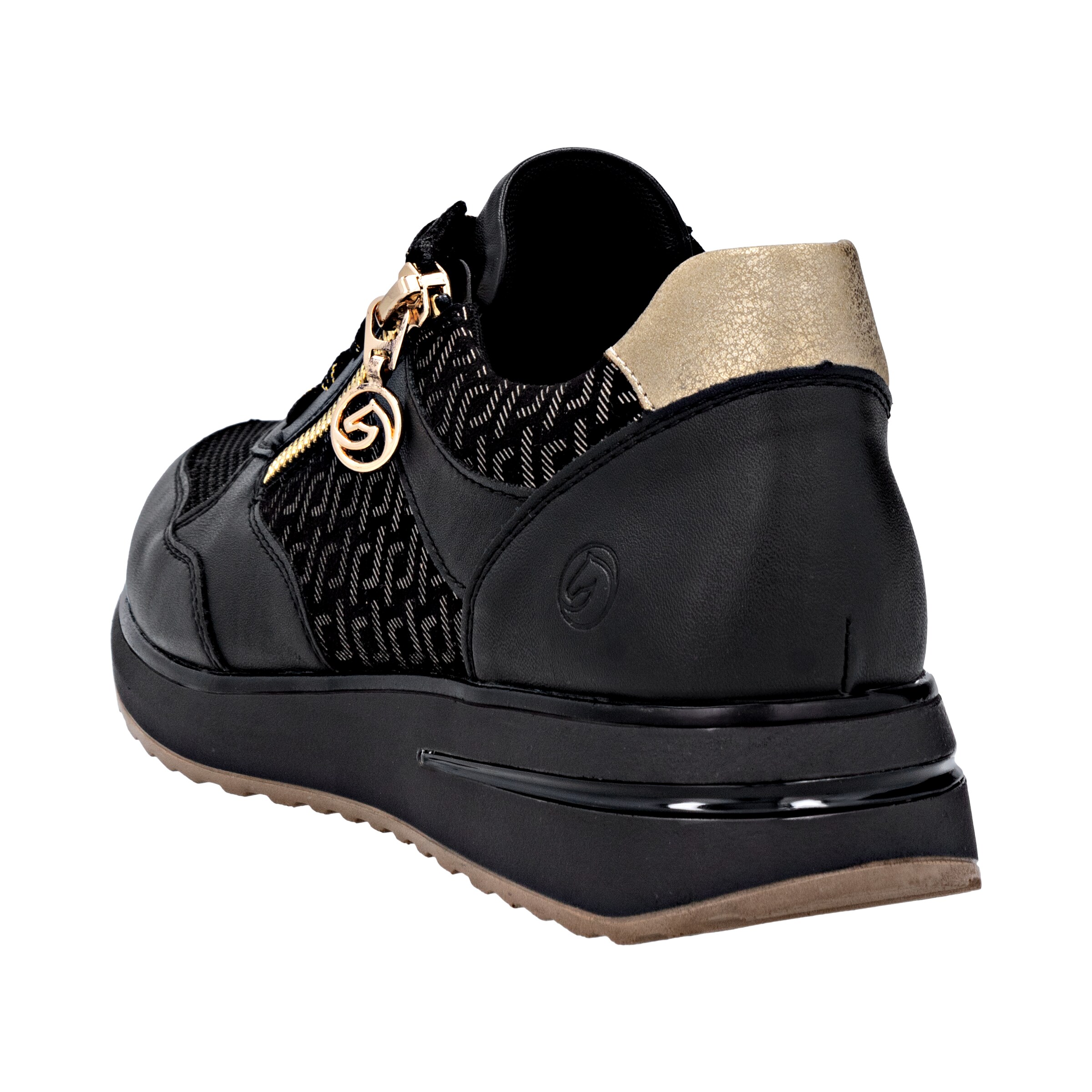 REMONTE Sneakers laag in Zwart