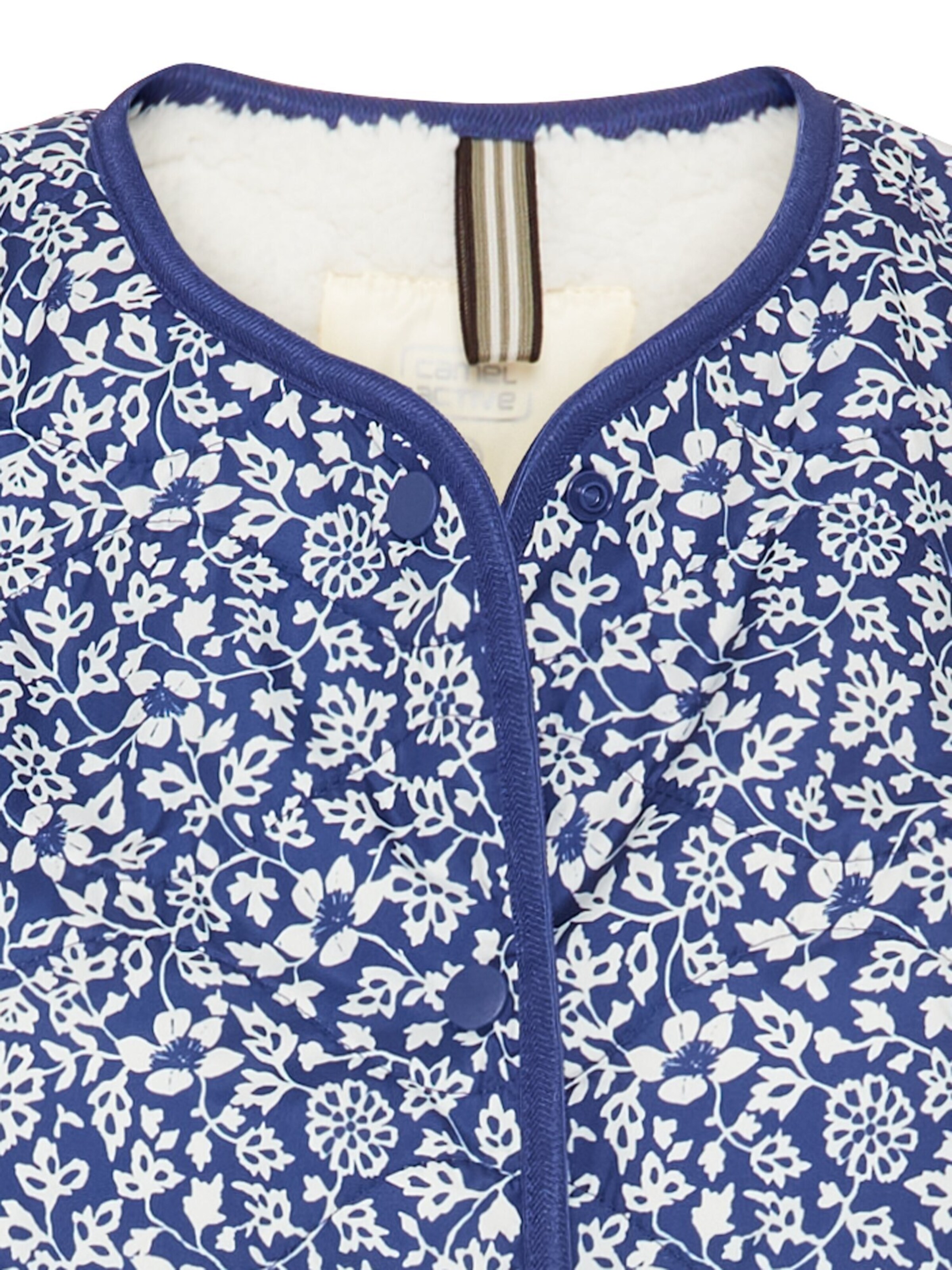 CAMEL ACTIVE Weste mit Blumenprint in Blau