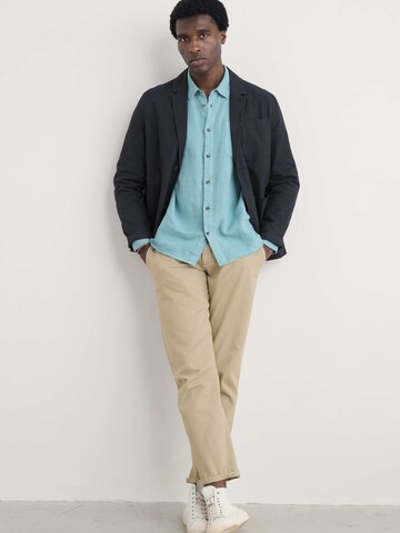Coupe regular Chemise 'Curator' Seasalt Cornwall en vert
