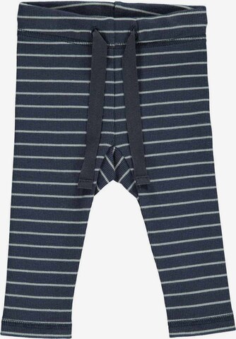Coupe slim Pantalon Müsli by GREEN COTTON en bleu : devant