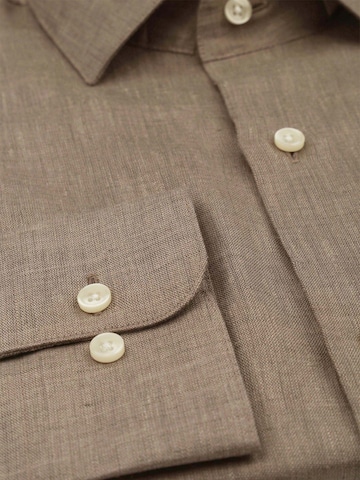 Suitable Comfort fit Button Up Shirt in Grey