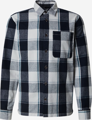JJ Rebel Button Up Shirt 'JREBCARL' in Grey: front