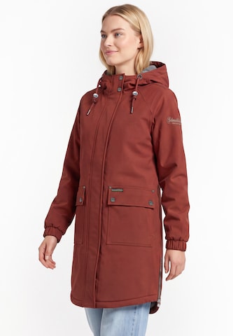 Schmuddelwedda Tussenparka in Rood