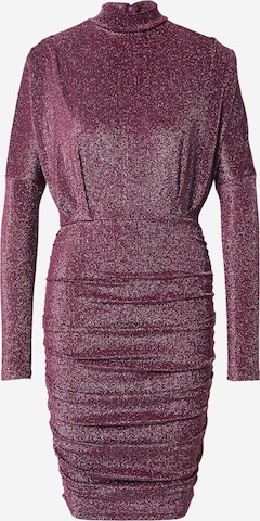 AX Paris Koktejlové šaty – fialová: přední strana