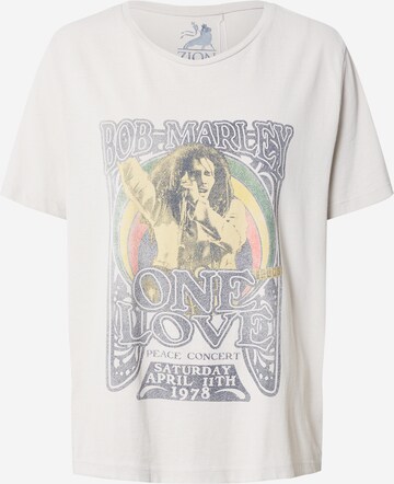 ONLY Shirt 'BOB MARLEY' in Grijs: voorkant