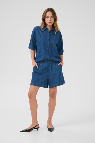 CULTURE Regular Hose 'Berteline Arpa' in Blau