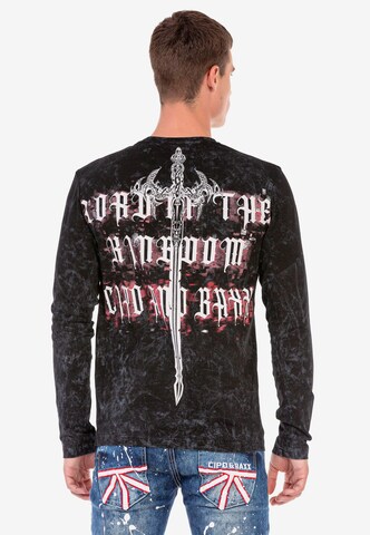 CIPO & BAXX Shirt in Zwart