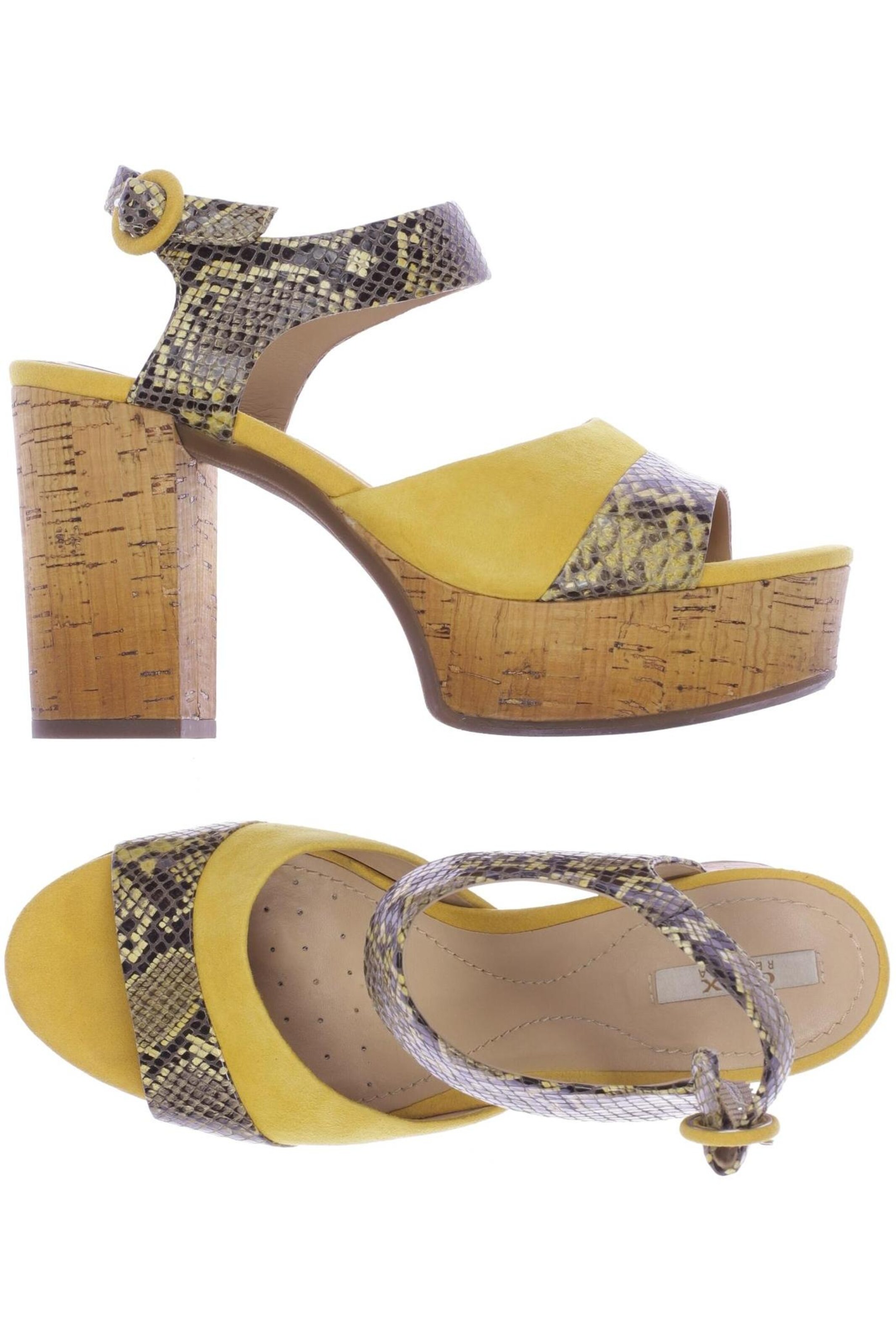 GEOX Sandals & High-Heeled Sandals in 36 in Yellow: front