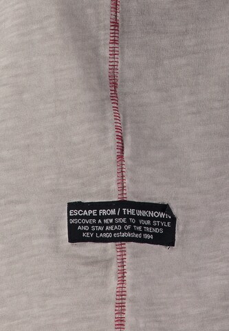 Maglietta 'Fearless' di Key Largo in grigio