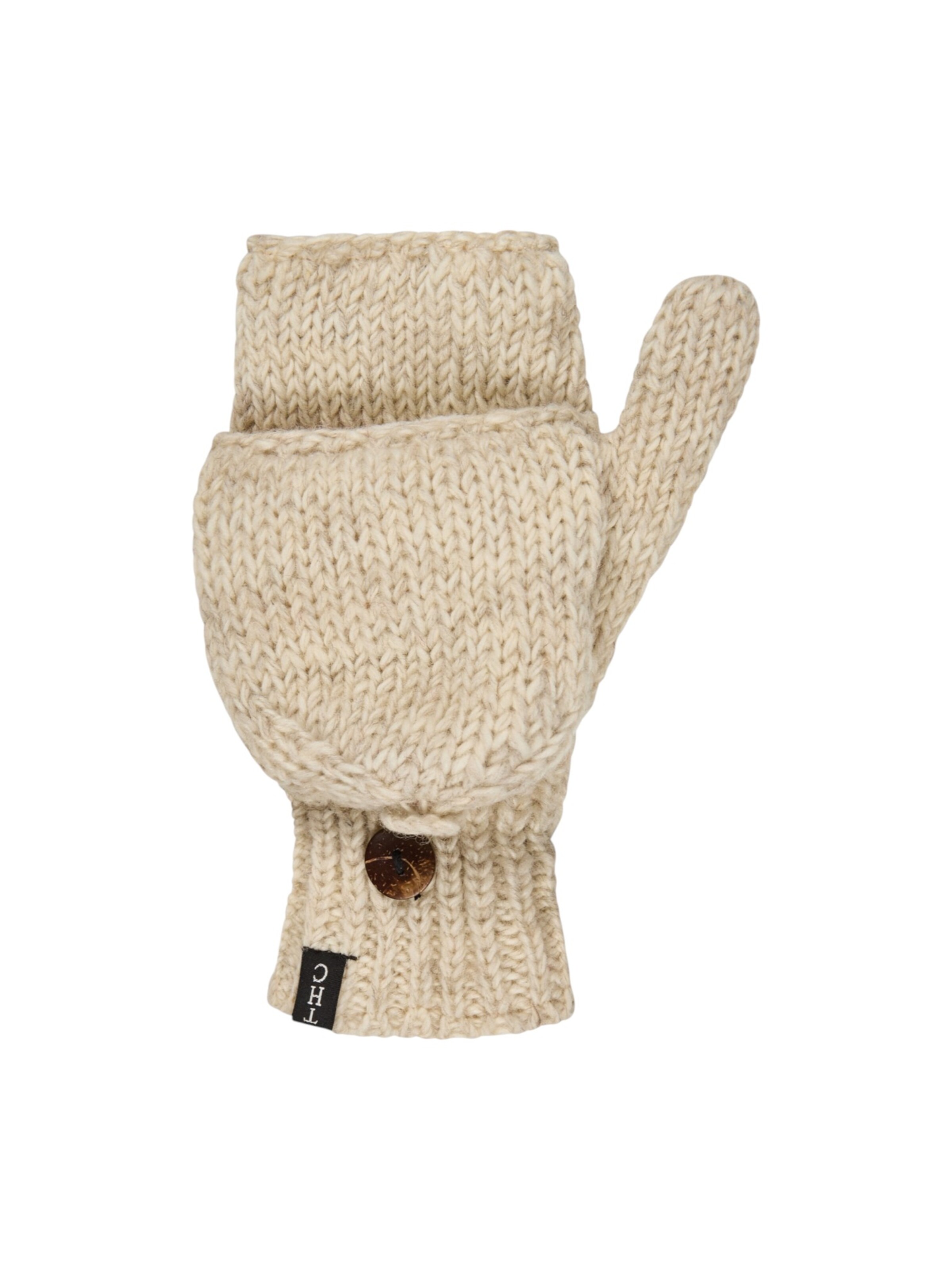 THC Natural Line Mittens in White