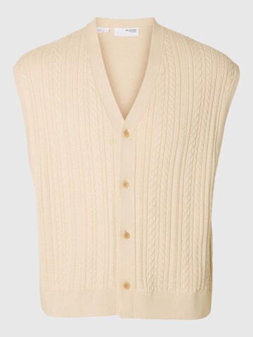SELECTED HOMME Vest i beige: forside