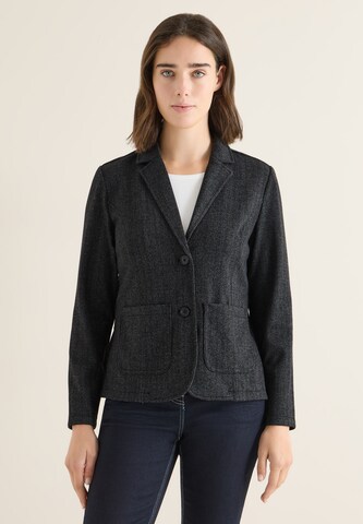 CECIL Blazer 'Herringbone' in Black: front