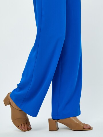 Wide Leg Pantalon à pince 'Velia' minus en bleu