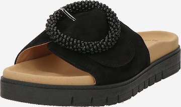 Zoccoletto di GABOR in nero: frontale