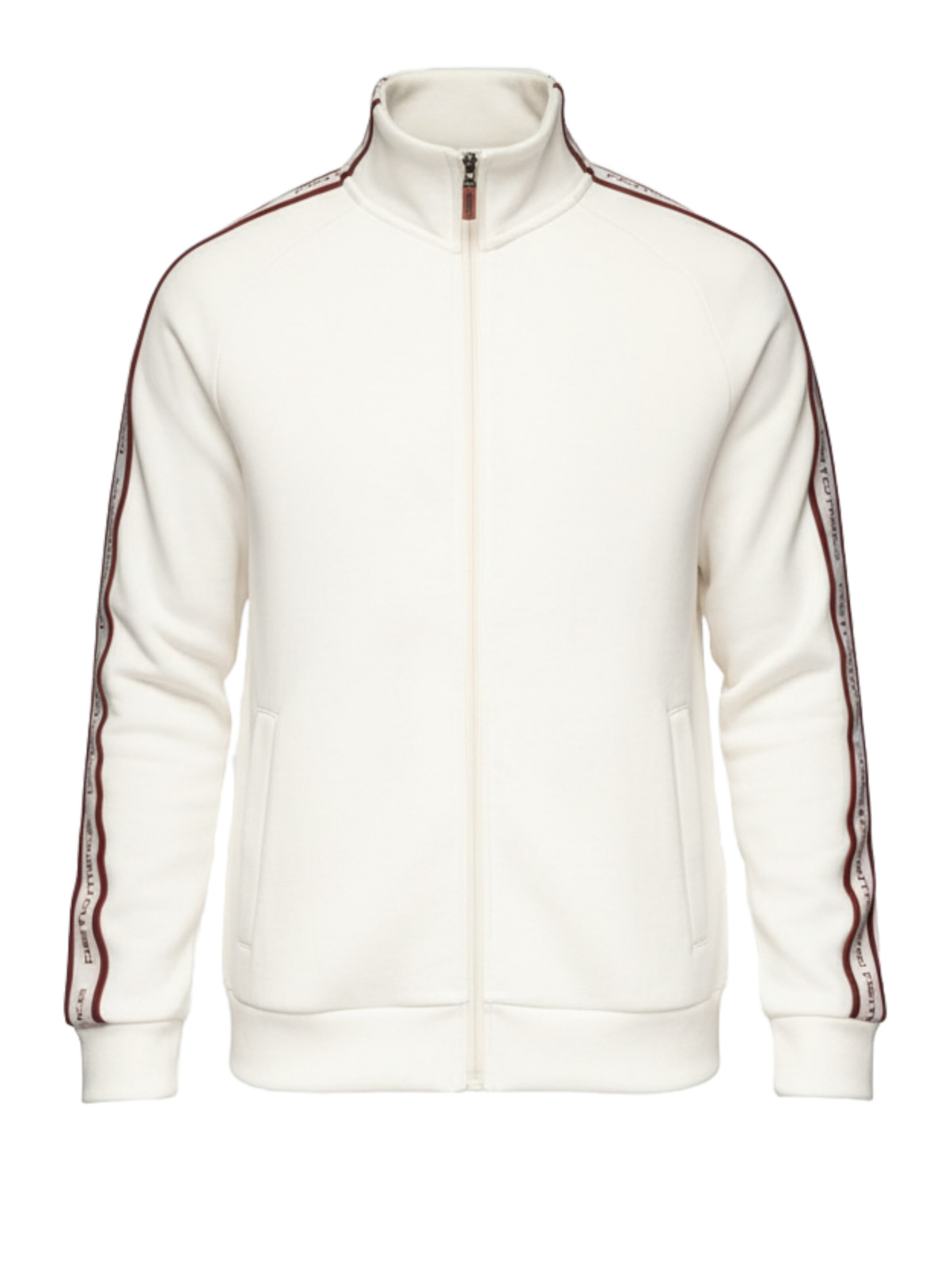 Ombre Sweatshirt in Wit: voorkant