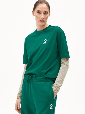 ARMEDANGELS Shirt 'ICONIC Å TARJAA' in Green: front