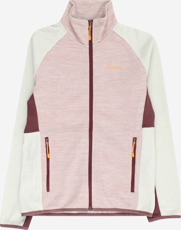 ICEPEAK Athletic fleece jacket 'KORBACH' in Pink: front