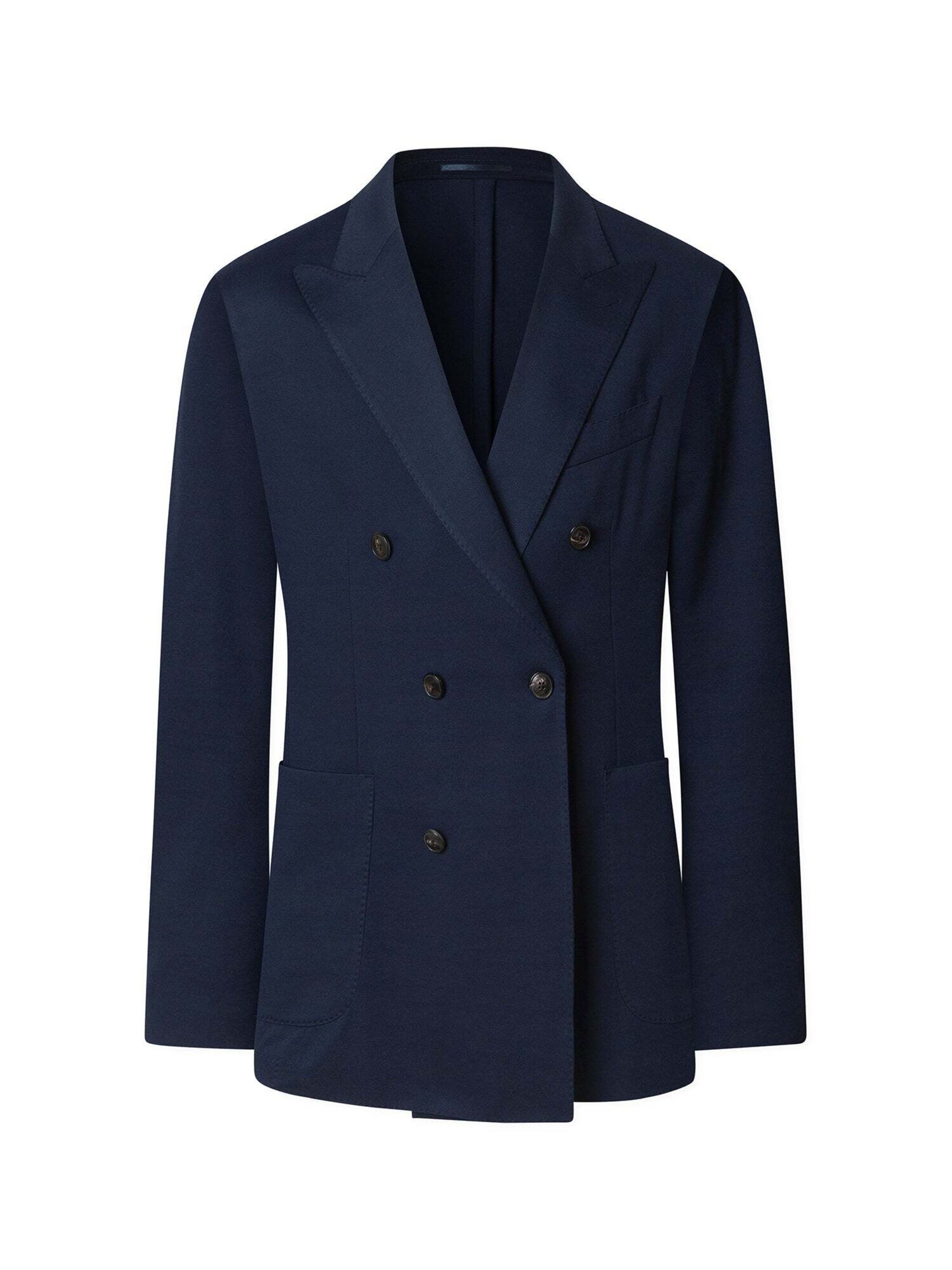 Regular fit Giacca da completo 'Peak' di Hackett London in blu: frontale