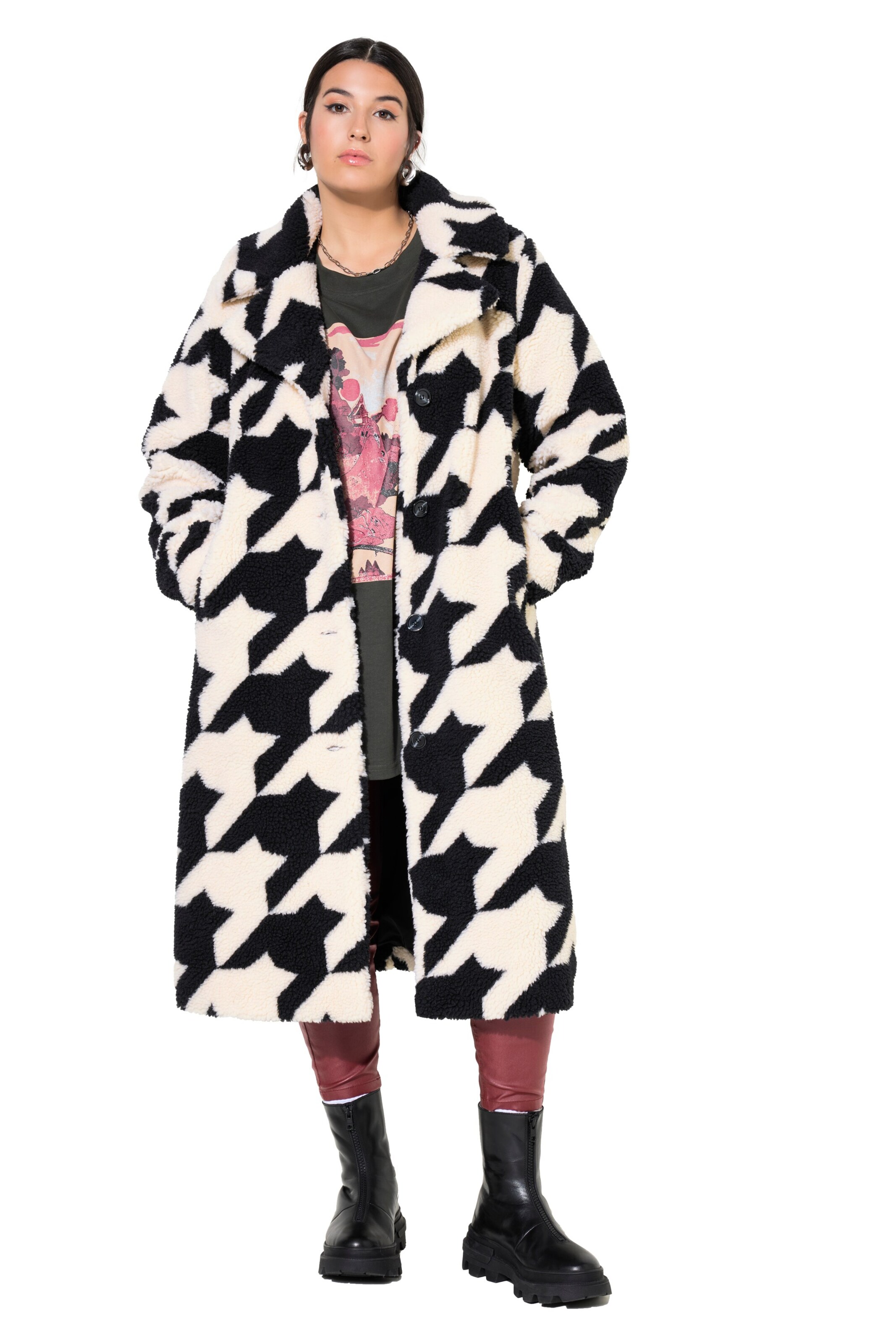 Manteau d’hiver Studio Untold en mélange de couleurs : devant