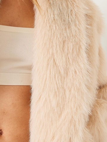 Veste mi-saison 'Kunstpelzmäntel' Bianco Lucci en marron