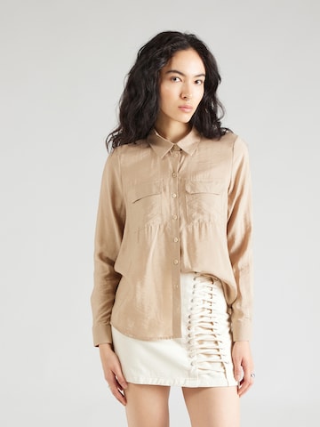 VERO MODA Blouse 'JOSIE' in Beige: voorkant