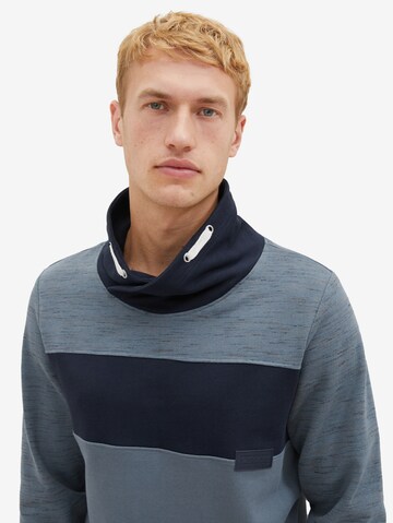 Sweat-shirt TOM TAILOR en bleu