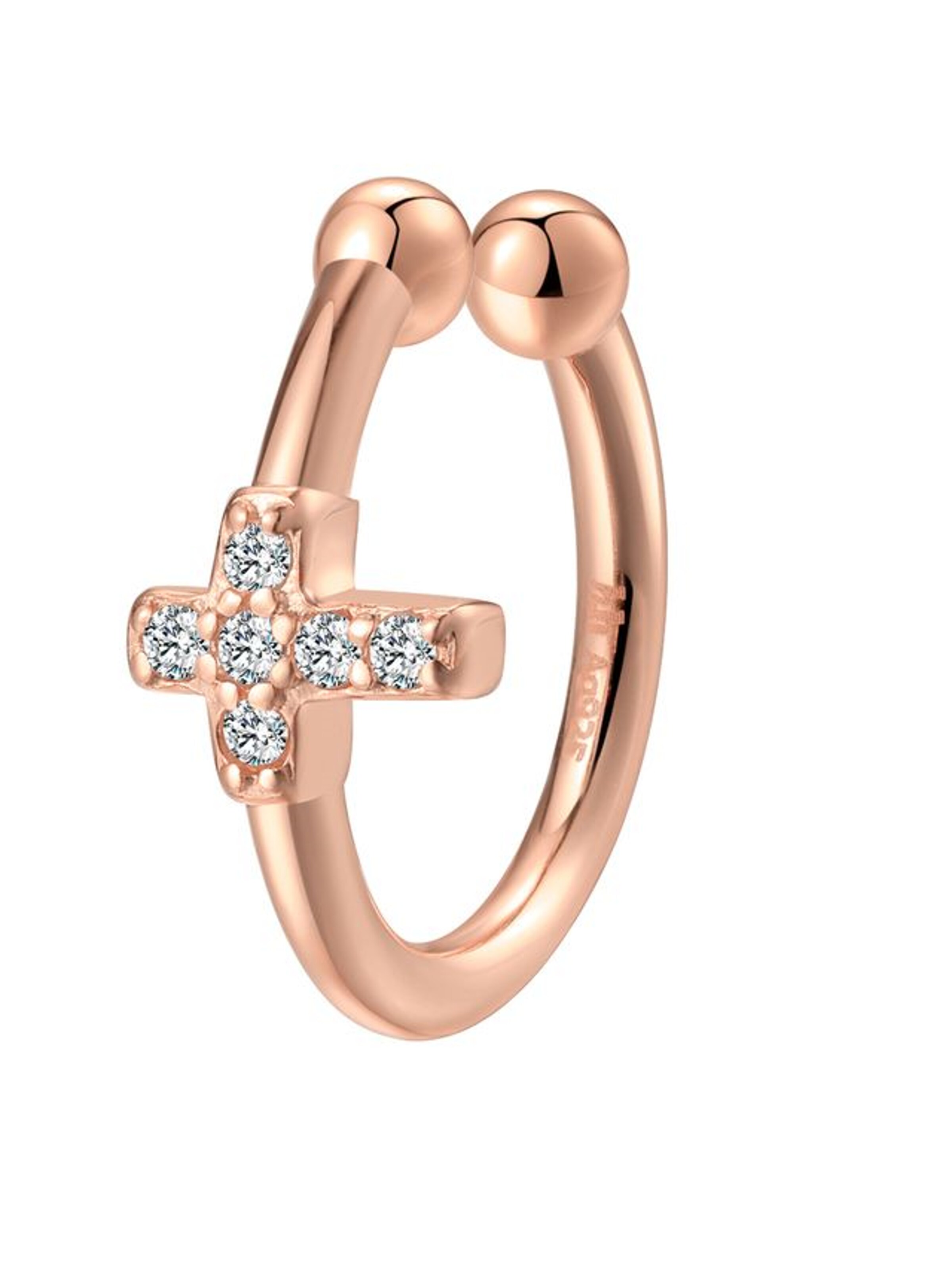 Orecchini di Hey Happiness in oro: frontale