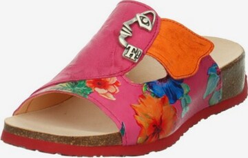 THINK! Mules in Mixed colors: front