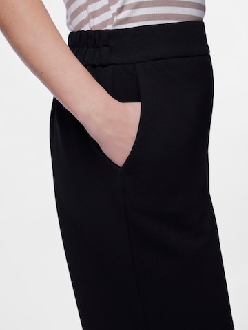 PIECES Loose fit Trousers 'NULA' in Black