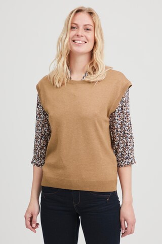 Fransa - Chaleco de punto en beige: frente