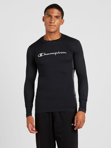 Champion Authentic Athletic Apparel Performance Shirt in Black: front