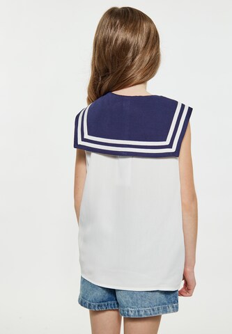 DreiMaster Vintage - Blusa en blanco