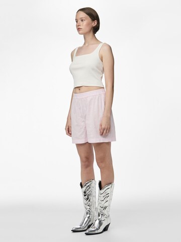 PIECES Regular Broek 'PCEmma' in Roze