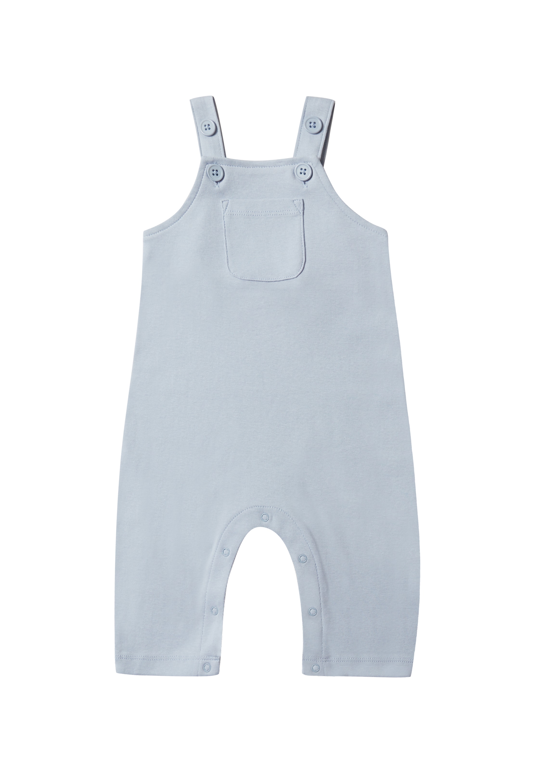 Stellou & Friends Regular Latzhose in Blau: Vorderseite