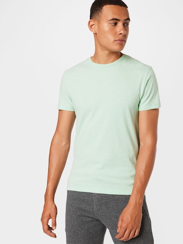 T-Shirt Superdry en vert : devant