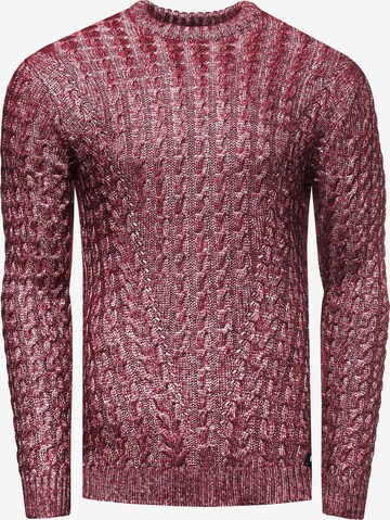 Rusty Neal Sweater in Red: front