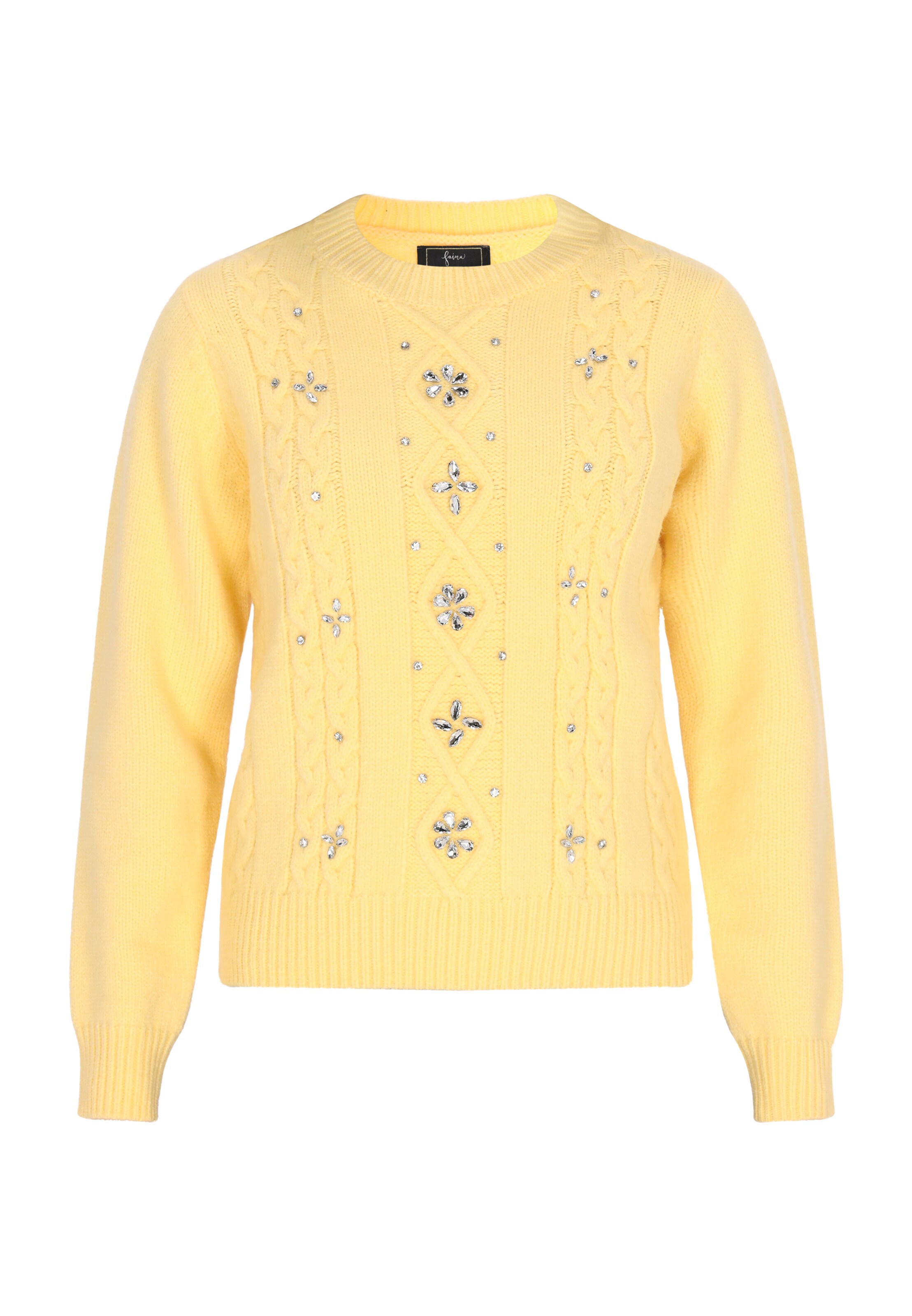 faina Pullover in Gelb: Vorderseite