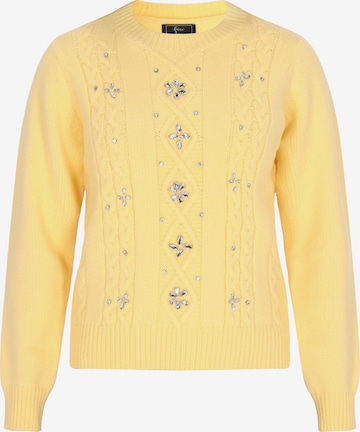 faina - Pullover em amarelo: frente
