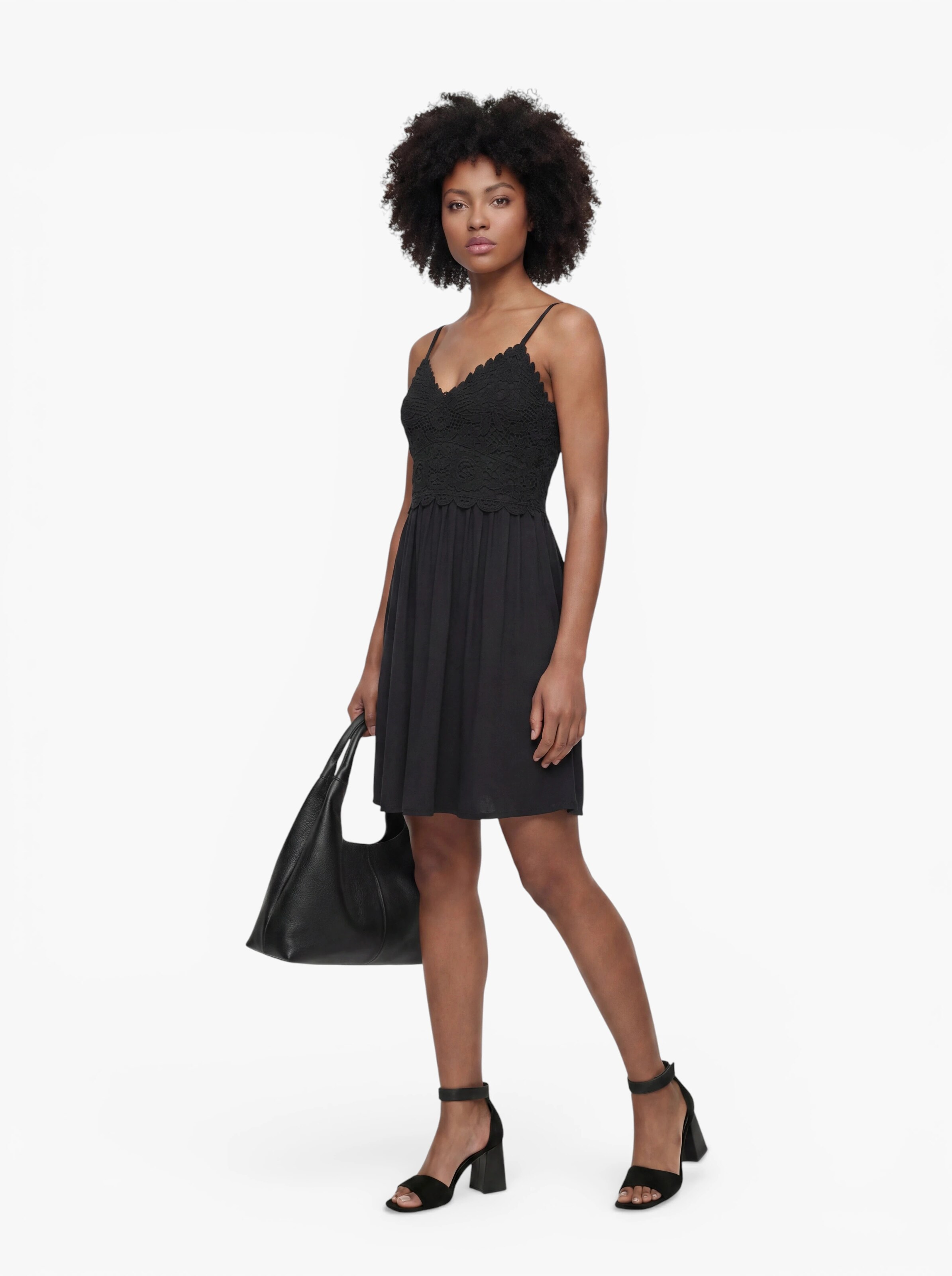Robe d’été 'ONLHONEY' ONLY en noir