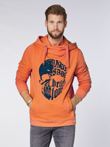 UNCLE SAM Sweatshirt in Orange: front