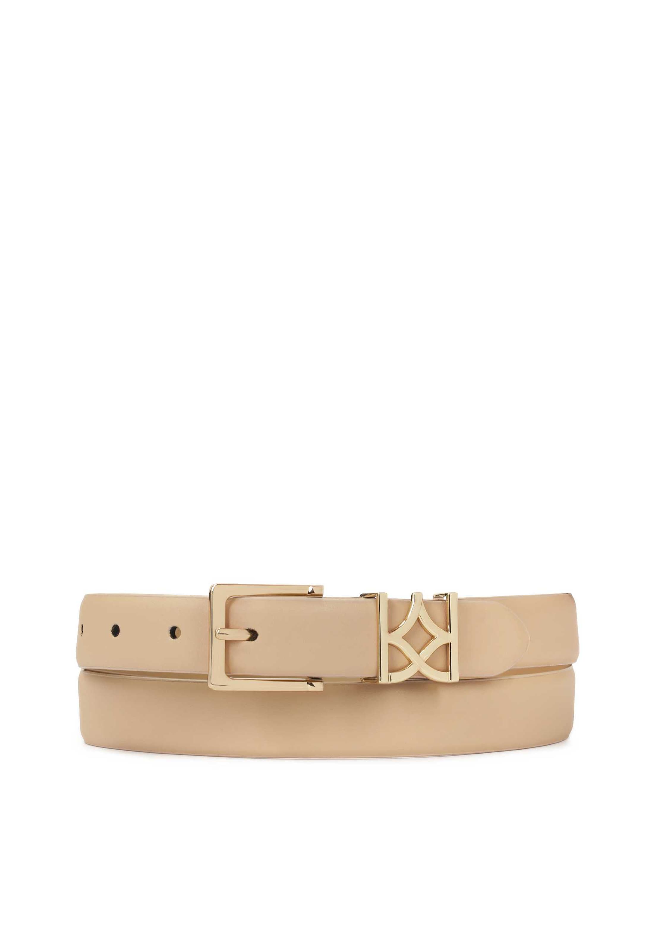 Kazar Belt in Beige: front