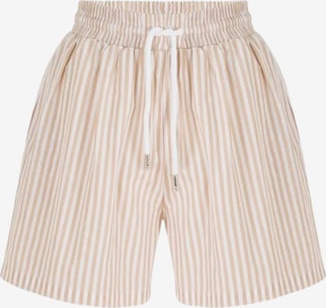 Rivus Regular Trousers in Beige: front