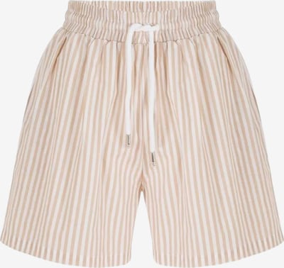 Rivus Shorts in beige / weiß, Produktansicht