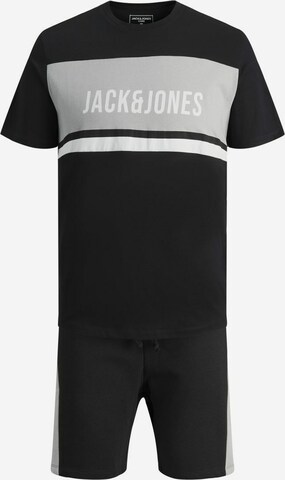 JACK & JONES Jogginganzug in Schwarz: predná strana