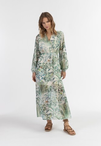 Robe IZIA en vert : devant